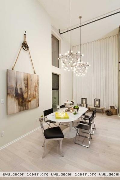 contemporary dining room by Susan Manrao Design