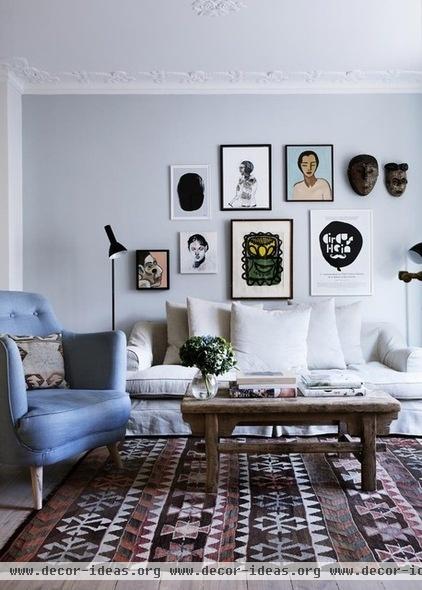 eclectic living room by Danish Design Store