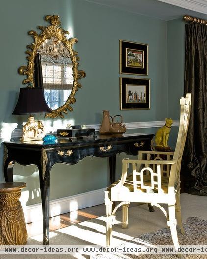 traditional home office by Michael J. Lee Photography