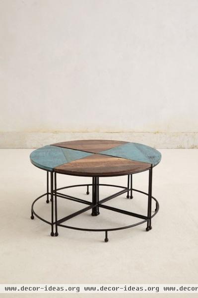 eclectic coffee tables by Anthropologie