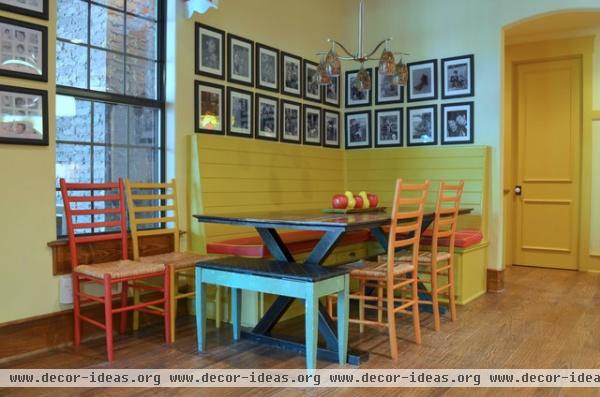 traditional dining room by Sarah Greenman