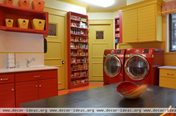 traditional laundry room by Sarah Greenman