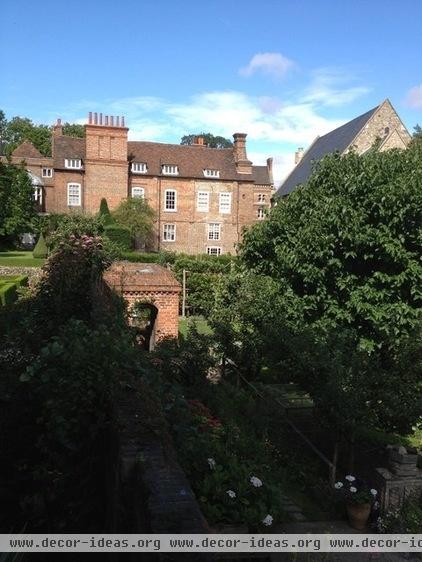 Restoration House, Rochester, England View from top of garden