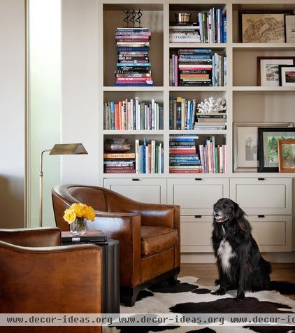 contemporary family room by Castanes Architects PS