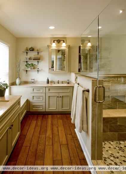 traditional bathroom by HomeTech Renovations, Inc.