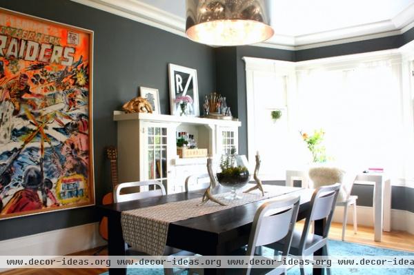 eclectic dining room by Shannon Malone