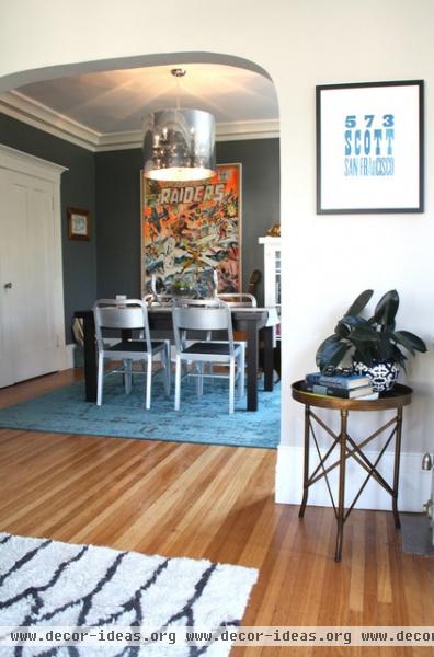 eclectic dining room by Shannon Malone