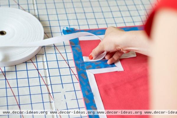 DIY: Easy and Affordable Iron-On Greek Key Pillow Sham