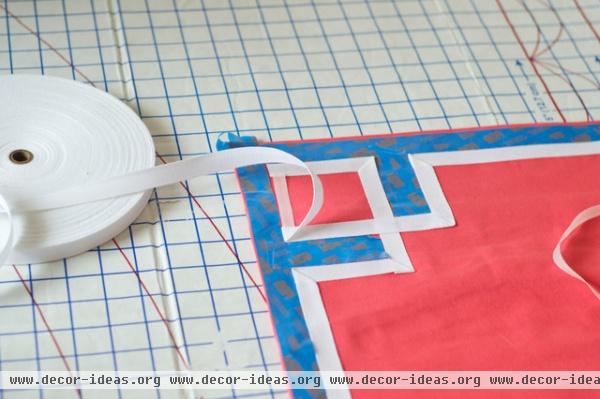 DIY Greek Key Pillow Sham