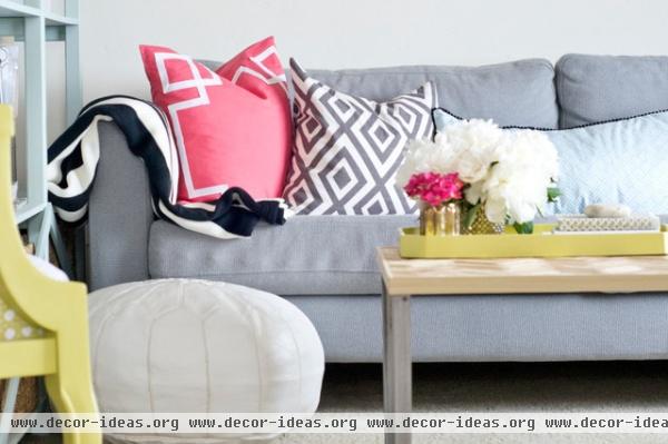 DIY Greek Key Pillow Sham