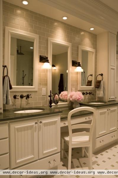 traditional bathroom by Shane D. Inman