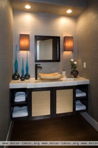 contemporary bathroom by The Art of Room Design