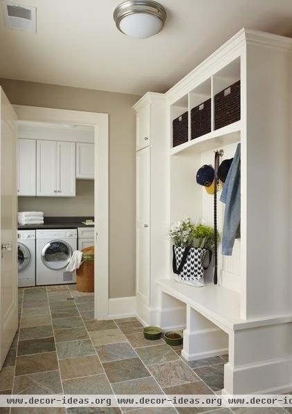 traditional laundry room by MainStreet Design Build