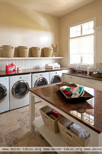 contemporary laundry room by Savvy Decor