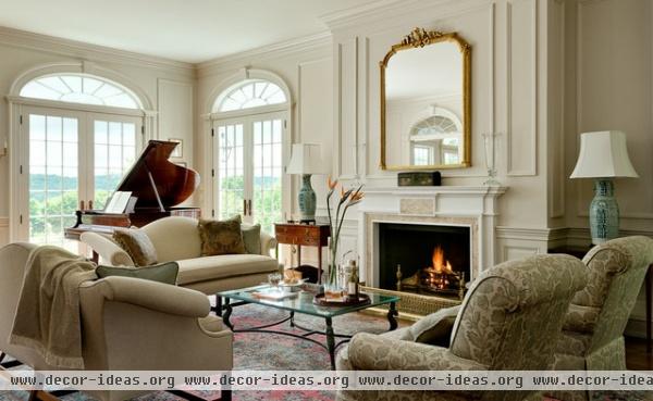 traditional living room by Crisp Architects