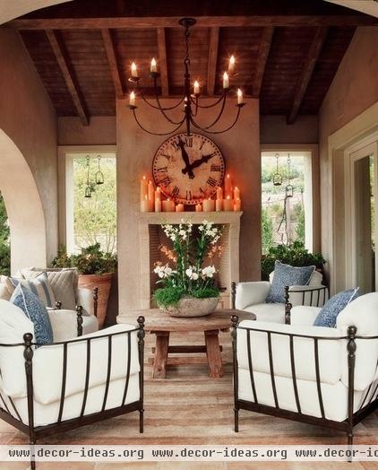 rustic patio by Wendi Young Design