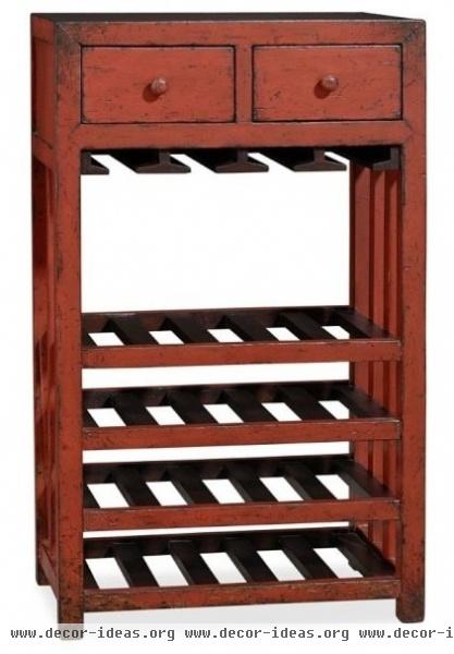 traditional wine racks by Pottery Barn