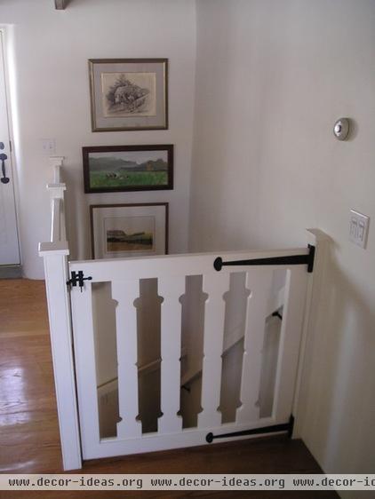 traditional staircase by Peter Zimmerman Architects