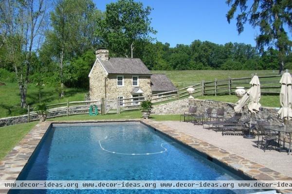 traditional pool by Peter Zimmerman Architects