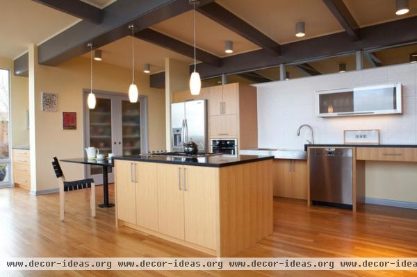 midcentury kitchen by ROM architecture studio