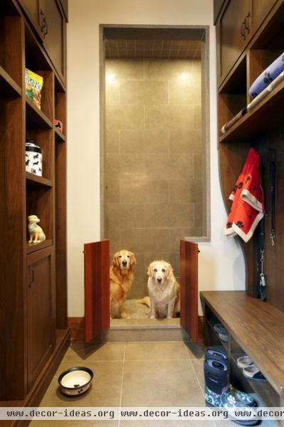 rustic laundry room by Parkyn Design