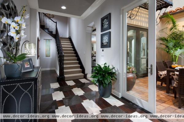 contemporary entry by Possibilities for Design Inc.