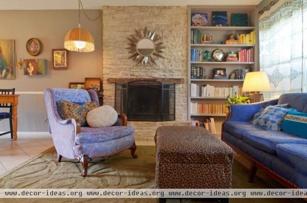 eclectic living room by Sarah Greenman