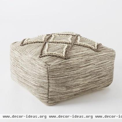 contemporary ottomans and cubes by West Elm