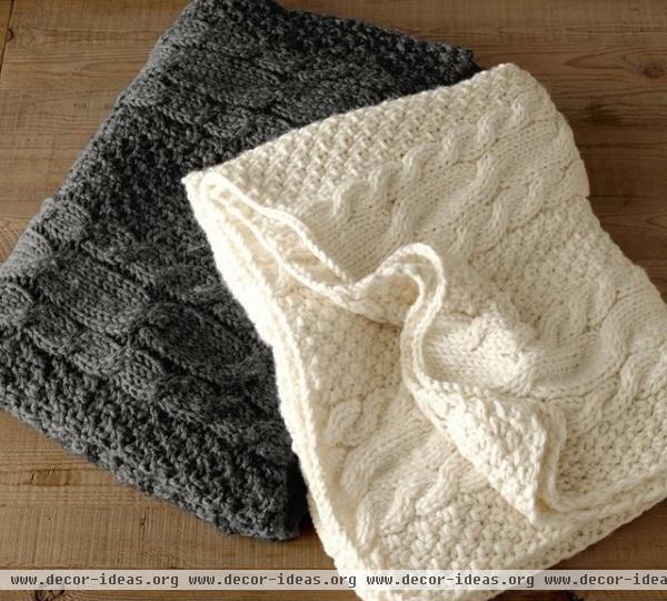 traditional throws by Pottery Barn