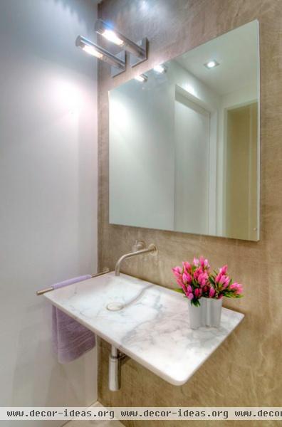 modern powder room by West Chin Architects & Interior Designers