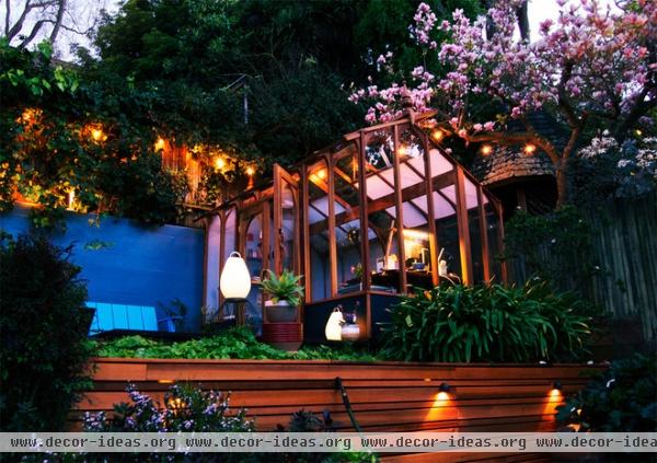 contemporary garage and shed Garden Studio