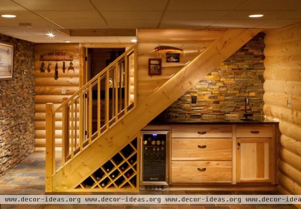 eclectic basement by Brillo Home Improvements