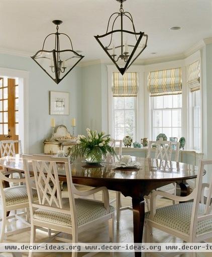 traditional dining room by Nancy McLaughlin Interiors