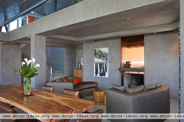 modern living room by David Hertz & Studio of Environmental Architecture