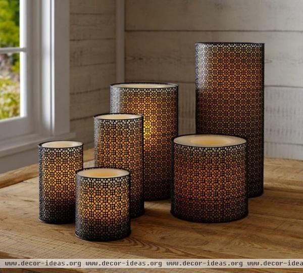 contemporary candles and candle holders by Pottery Barn