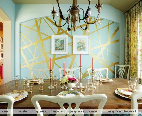 eclectic dining room by Pink Door Designs