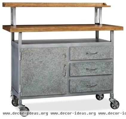 contemporary bar carts by Pottery Barn