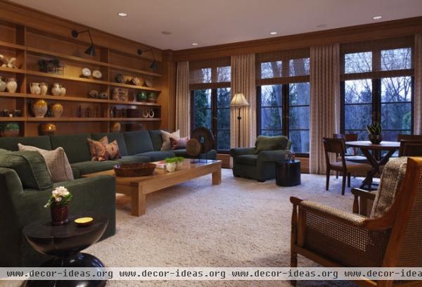 traditional family room by CBI Design Professionals, Inc.