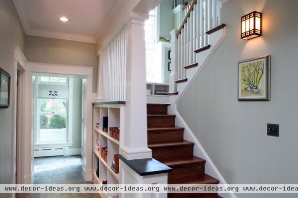 craftsman staircase by Brennan + Company Architects