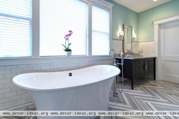 traditional bathroom by Joni Spear Interior Design