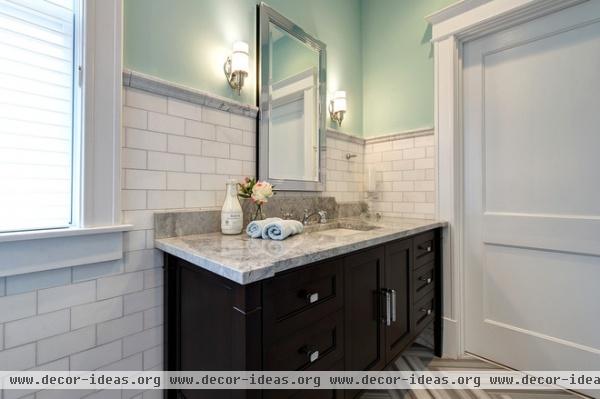 traditional bathroom by Joni Spear Interior Design