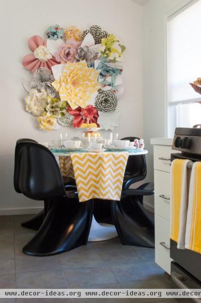 eclectic dining room by Angela Flournoy