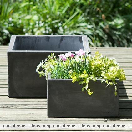 modern outdoor planters by Terrain