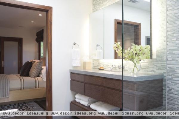 contemporary bathroom by Tim Clarke Design