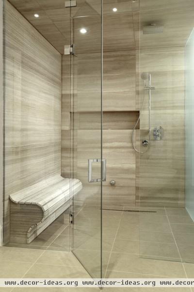 contemporary bathroom by Geometra Design Ltd.