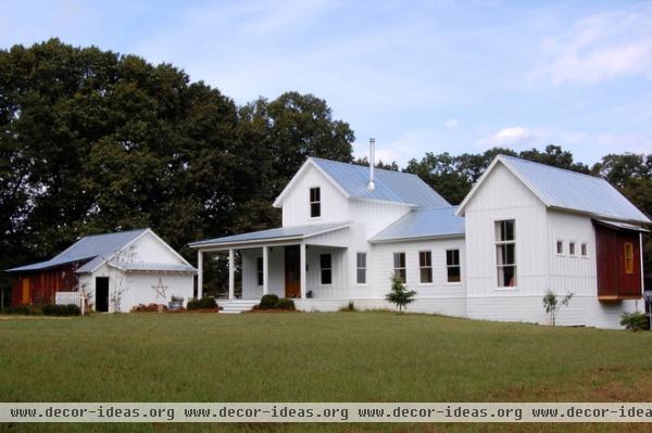 farmhouse exterior by Corynne Pless