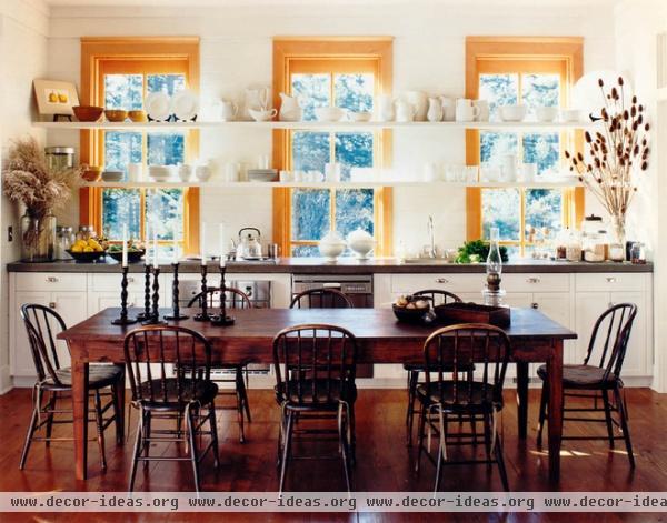 rustic dining room by Bosworth Hoedemaker