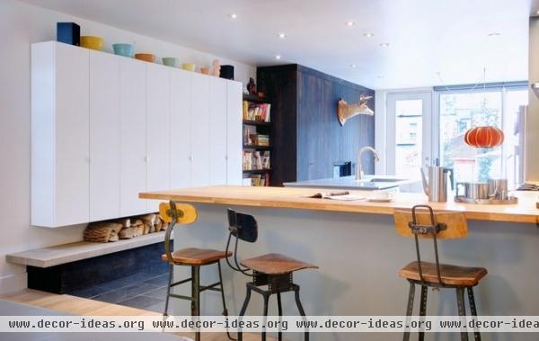 eclectic kitchen by Andrew Snow Photography