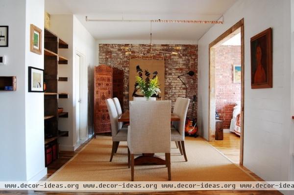 industrial dining room by Corynne Pless