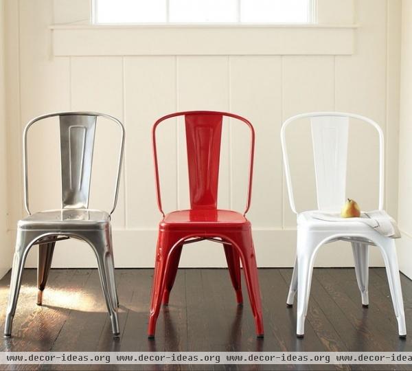 modern dining chairs and benches by Pottery Barn